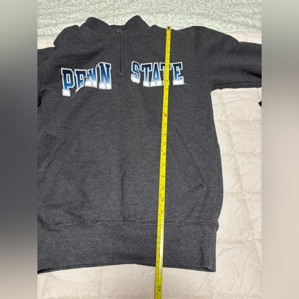 Penn State Men’s Champion Charcoal Grey Quarter Zip Sweatshirt - Small - Picture 11 of 12
